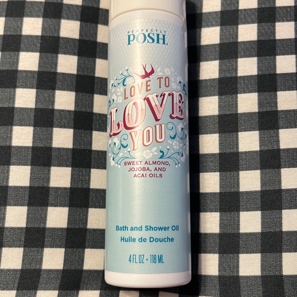 Bath & shower oil